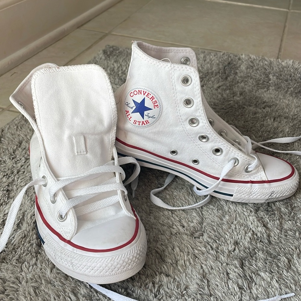 White Converse All Stars